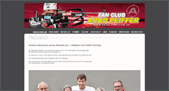 Desktop Screenshot of fanclub.arndpeiffer.de